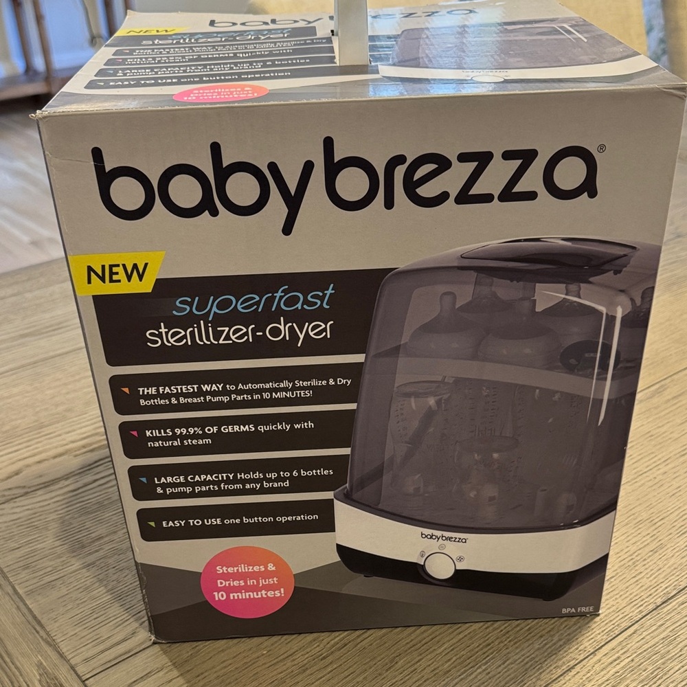 Baby Brezza Black Sterilizer-Dryer